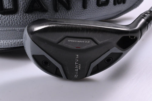 Callaway Quantum Max #4 Hybrid / 21 Degree / Stiff Flex Denali Silver 70 Shaft