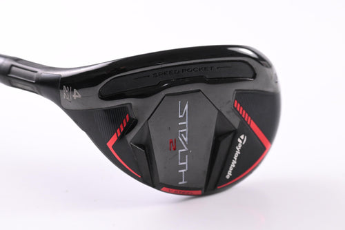 Left Hand Taylormade Stealth 2 #4 Hybrid / 22 Degree / Regular Flex Ventus Red 6