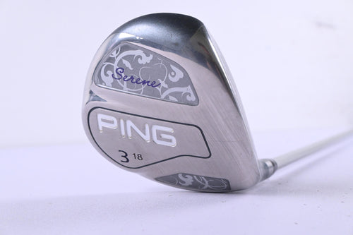 Ladies Ping Serene #3 Wood / 18 Degree / Ladies Flex Ping ULT 210 Shaft
