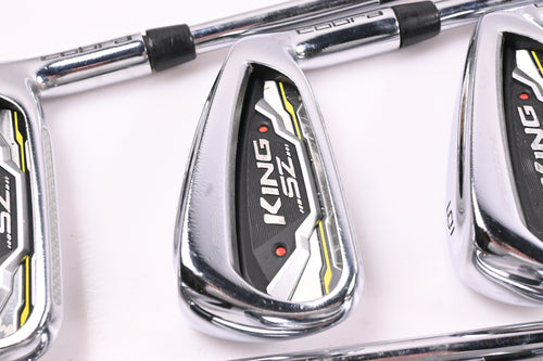 Cobra King Speedzone Irons / 4-PW+GW / Stiff Flex KBS Tour 90 Shafts
