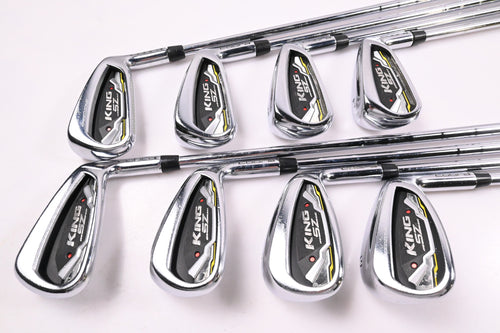 Cobra King Speedzone Irons / 4-PW+GW / Stiff Flex KBS Tour 90 Shafts