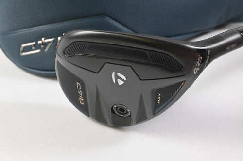Taylormade Qi4D Max #4 Hybrid / 22 Degree / Regular Flex REAX White 50 Shaft