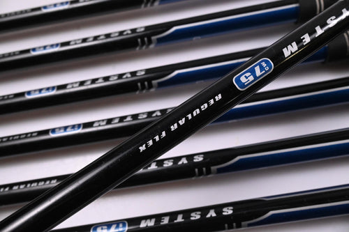 Left Hand Callaway X-18 Irons / 4-PW+GW+SW / Regular Flex Callaway 75 Shafts