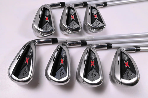 Callaway X Hot 2019 Irons / 5-PW+SW / Regular Flex Callaway 75 Shafts
