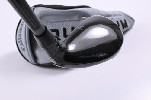 Callaway Quantum Max #5 Hybrid / 24 Degree / Regular Flex Denali Frost Silver 60