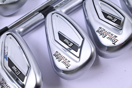 Tour Edge E722 Irons / 5-PW+GW+AW+SW / Regular Flex XP 85 R300 Shafts