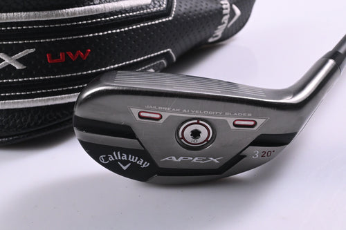 Callaway Apex Pro 21 #3 Hybrid / 20 Degree / Stiff Flex MMT 80 Shaft