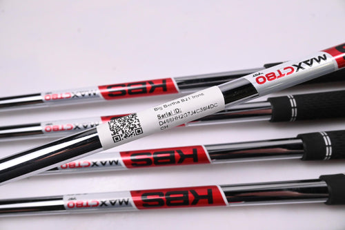 Callaway Big Bertha B21 Irons / 6-PW+SW / Regular Flex KBS MAX CT 80 Shafts