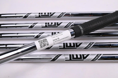 Titleist T300 2021 Irons / 4-9i / Stiff Flex AMT Black S300 Shafts