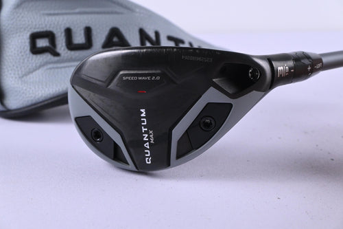Callaway Quantum Max #3 Hybrid / 19 Degree / Regular Flex Denali Frost Silver 60