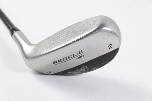 Left Hand Taylormade Rescue Mid #2 Hybrid / 16 Degree / Stiff Flex Taylormade