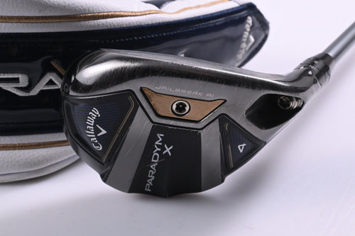 Callaway Paradym X #4 Hybrid / 21 Degree / Stiff Flex Hzrdus Silver 75 Shaft