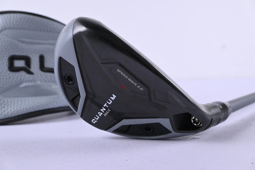 Callaway Quantum Max #4 Hybrid / 21 Degree / Regular Flex Denali Frost Silver 60