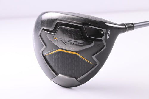 Taylormade RBZ Black Driver / 10.5 Degree / Stiff Flex Ozik White Tie 55 Shaft