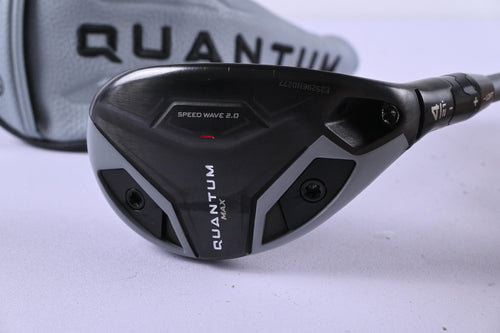 Callaway Quantum Max #4 Hybrid / 21 Degree / Regular Flex Denali Frost Silver 60