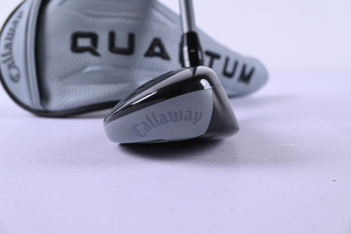 Callaway Quantum Max #4 Hybrid / 21 Degree / Regular Flex Denali Frost Silver 60