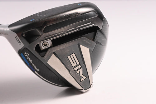 Left Hand Taylormade SIM Max Driver / 10.5 Degree / Stiff Flex HZRDUS Smoke RDX