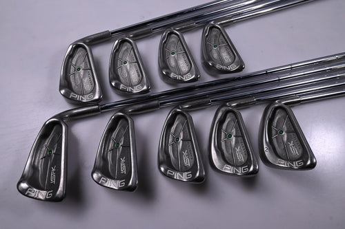Ping ISI-K Irons / 3-PW+SW / Green Dot / Stiff Flex Ping JZ Shafts