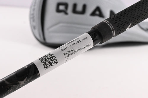 Left hand Callaway Quantum Max D Drivers / 12 Degree / Regular Flex Kai'li Red