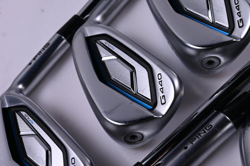 Ping G440 Irons / 6-PW+GW+56° / Black Dot / Regular Flex Ping AWT 3.0