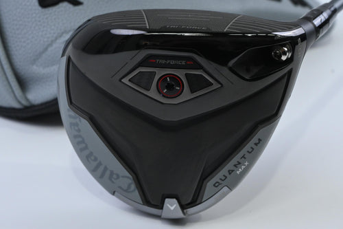 Callaway Quantum Max Driver / 10.5 Degree / Regular Flex Denali Frost Silver 50