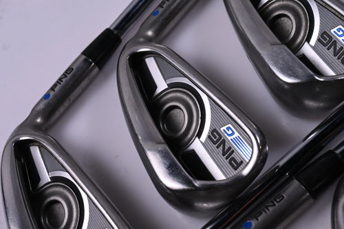 Ping G Series Irons / 5-PW+SW / Blue Dot / Senior Flex Ping CFS Distance Shafts