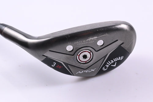 Left Hand Callaway Apex 2019 #3 Hybrid / 20 Degree / Regular Flex Catalyst 70