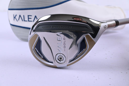 Ladies Taylormade Kalea Gold #6 Hybrid / 31 Degree / Ladies Flex Kalea Gold 40