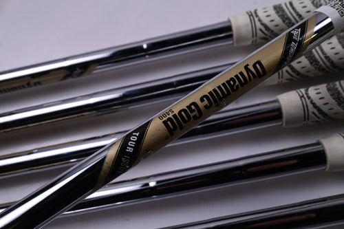 Left Hand Mizuno MP-53 Irons / 3-PW / Stiff Flex Dynamic Gold S400 Shafts