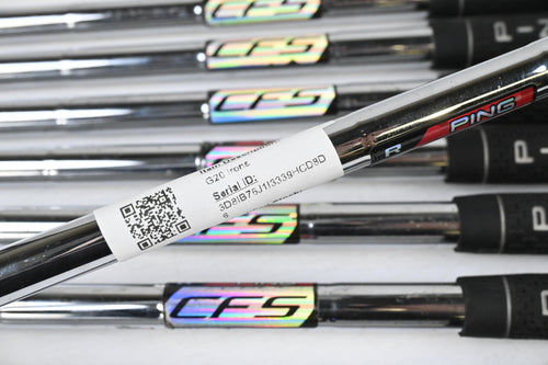 Ping G20 Irons / 4-PW+SW / Black Dot / Regular Flex Ping CFS Shafts