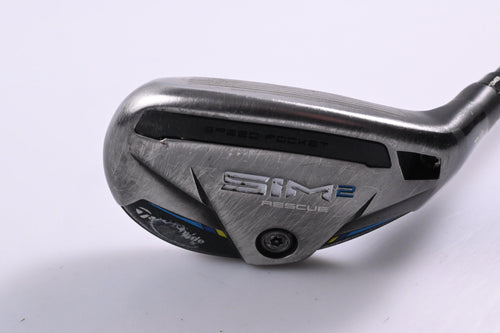 Taylormade SIM2 #4 Hybrid / 22 Degree / Stiff Flex Ventus Blue 7 Shaft