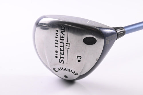 Ladies Callaway Steelhead III #3 Wood / 15 Degree / Ladies Flex Callaway Shaft