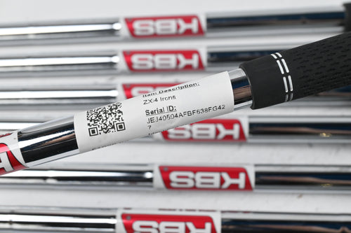 Srixon ZXi4 Irons / 4-PW+GW / Regular Flex KBS Tour Lite Shafts
