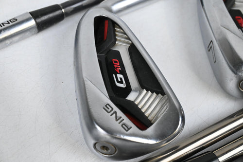 Ping G410 Irons / 5-PW+GW / Green Dot / Regular Flex UST Recoil ES 780 Shafts