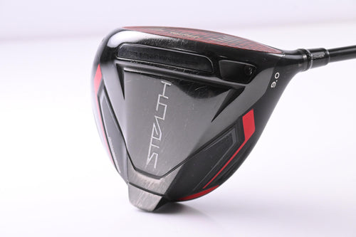 Taylormade Stealth Driver / 9 Degree / Stiff Flex HZRDUS Smoke Red RDX 60 Shaft