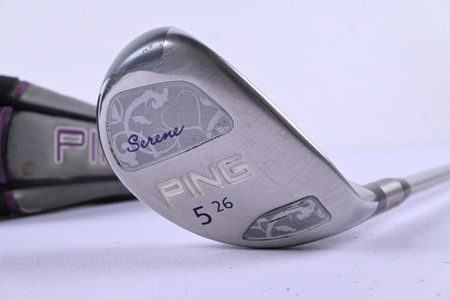 Ladies Ping Serene #5 Hybrid / 26 Degree / Ladies Flex Ping ULT 210 Shaft