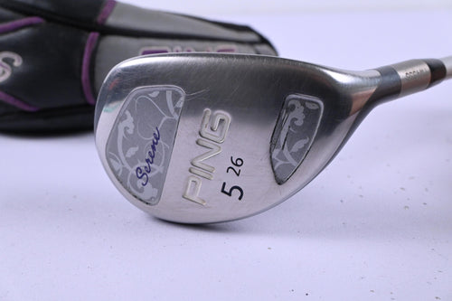Ladies Ping Serene #5 Hybrid / 26 Degree / Ladies Flex Ping ULT 210 Shaft