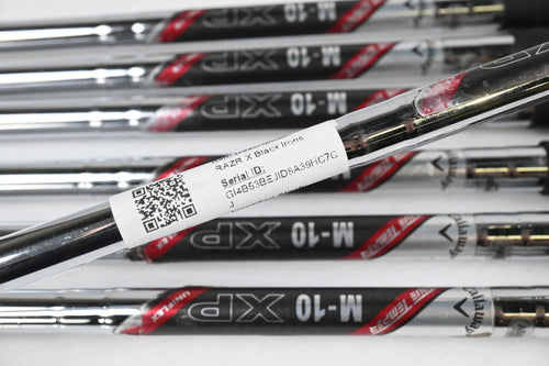 Callaway RAZR X Black Irons / 4-PW / Uniflex M-10 XP Shafts