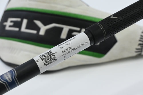 Callaway Elyte Driver / 9 Degree / Regular Flex Vanquish 4 Shaft