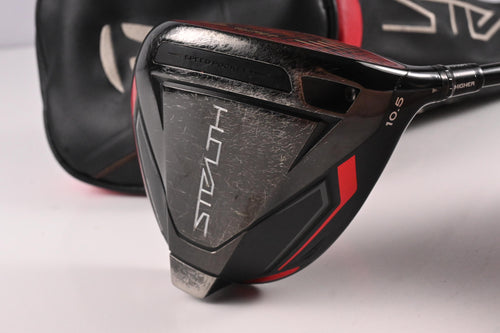Taylormade Stealth Driver / 10.5 Degree / Stiff Flex Fujikura Atmos Blue 6 Shaft