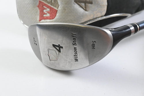 Wilson Staff HB5 #4 Hybrid / 21 Degree / Regular Flex Wilson Nanotech Shaft
