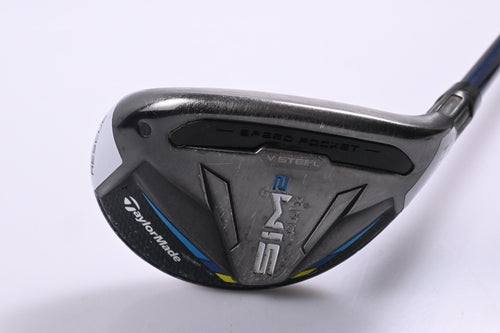 Taylormade SIM2 #4 Hybrid / 22 Degree / Regular Flex Ventus Blue 6 Shaft