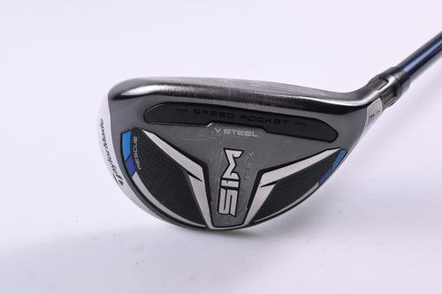 Taylormade SIM Max #3 Hybrid / 19 Degree / Stiff Flex Ventus Blue 7 Shaft