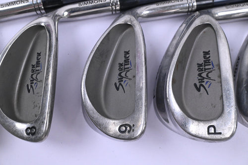 Simmons Shark Attack Irons / 3-PW+SW / Regular Flex Aldila Pro Attack Shafts