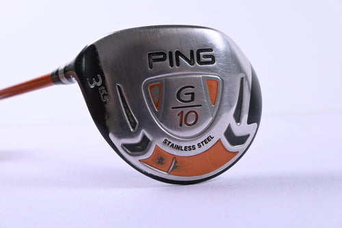 Left Hand Ping G10 #3 Wood / 15.5 Degree / Regular Flex Ping TFC 129 Shaft