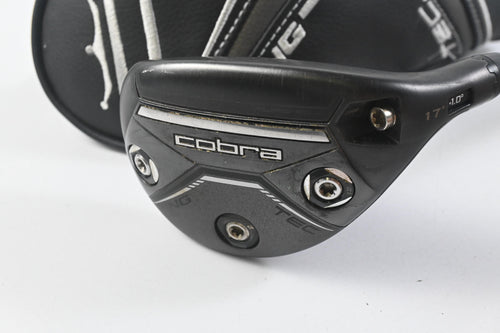Cobra King Tec 2023 #2 Hybrid / 17 Degree / Stiff Flex MMT Black 80 Shaft