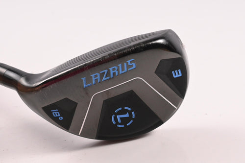 Left Hand Lazrus #3 Hybrid / 18 Degree / Regular Flex Lazrus Graphite Shaft