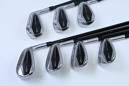 TaylorMade Qi Irons / 6-PW+AW+SW / Regular Flex Fujikura Ventus TR Blue 6 Shafts