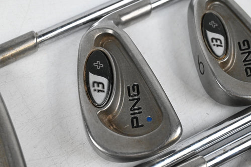 Ping i3+ Irons / 4-9i / Blue Dot / Stiff Flex Steel Shafts