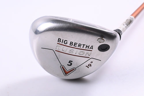 Ladies Callaway Big Bertha Fusion #5 Wood / 19 Degree / Ladies Flex Aldila NVS